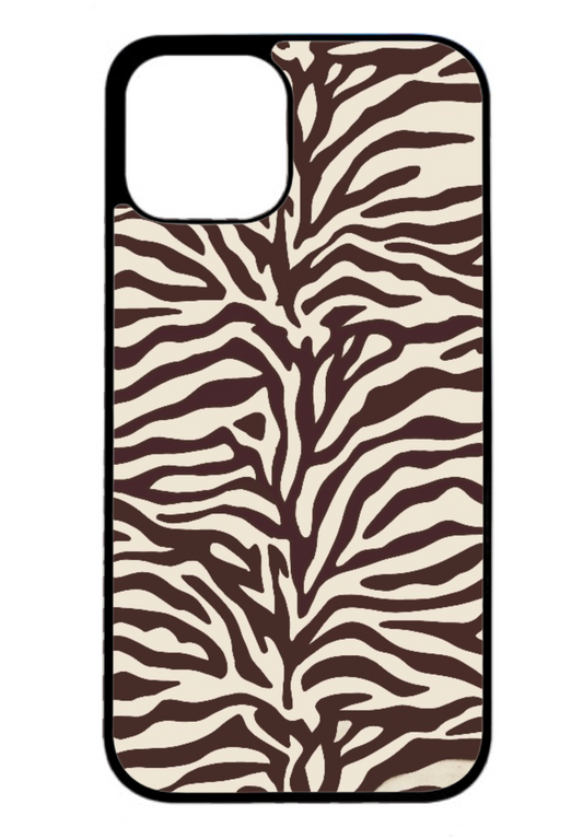 Brown Zebra Aesthetic Case