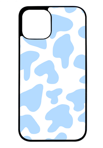 Blue Cow Print Case