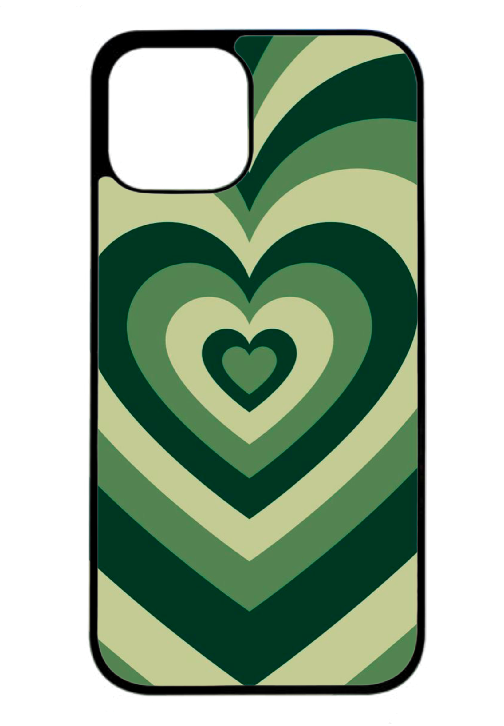 Target Heart Case Dark Green Heart Case – Caitscases